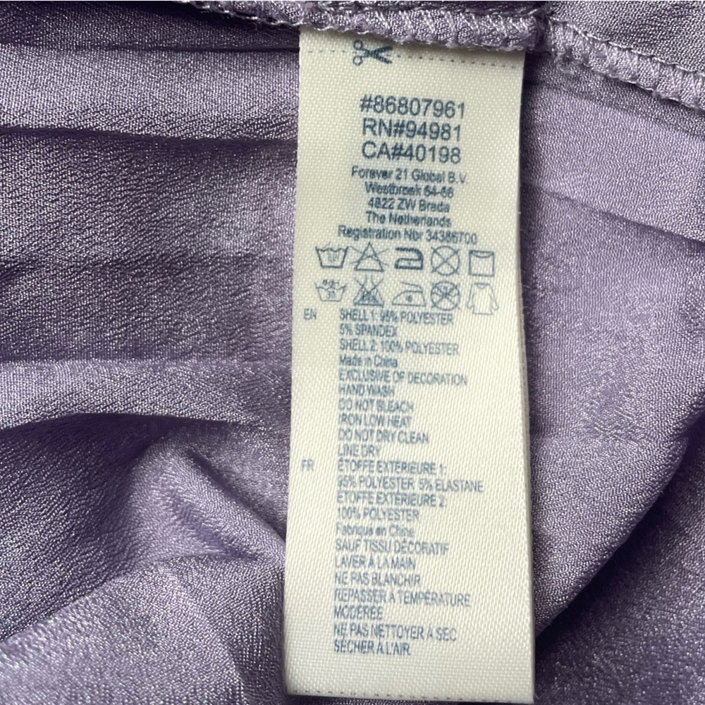 i love h81 Lilac lavender  slip Dress pleated small - Picture 4 of 6